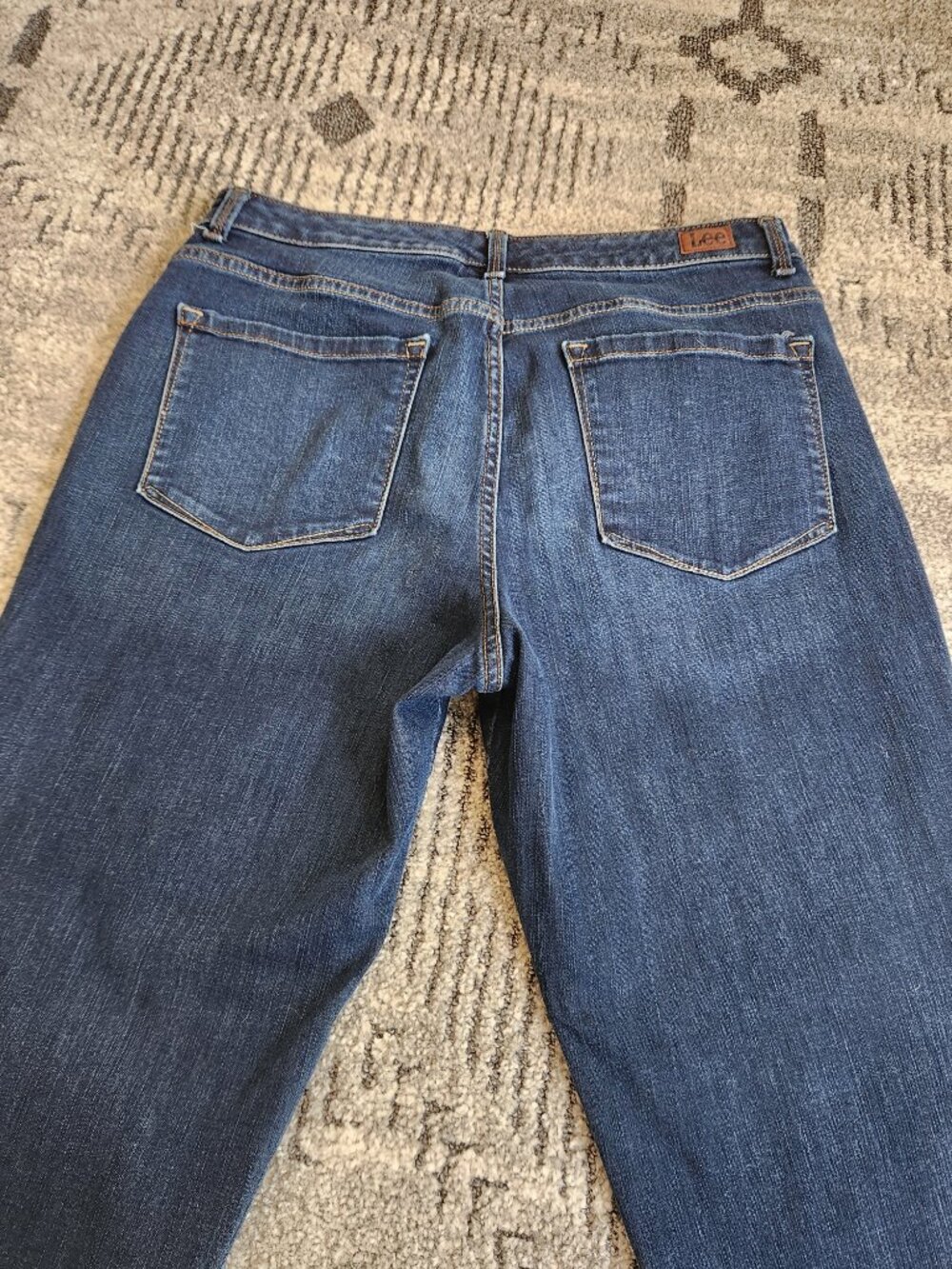 LEE HIGH RISE STRAIGHT LEG.JEANS - Picture 6 of 10